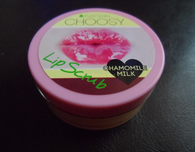pure smile choosy lip scrub