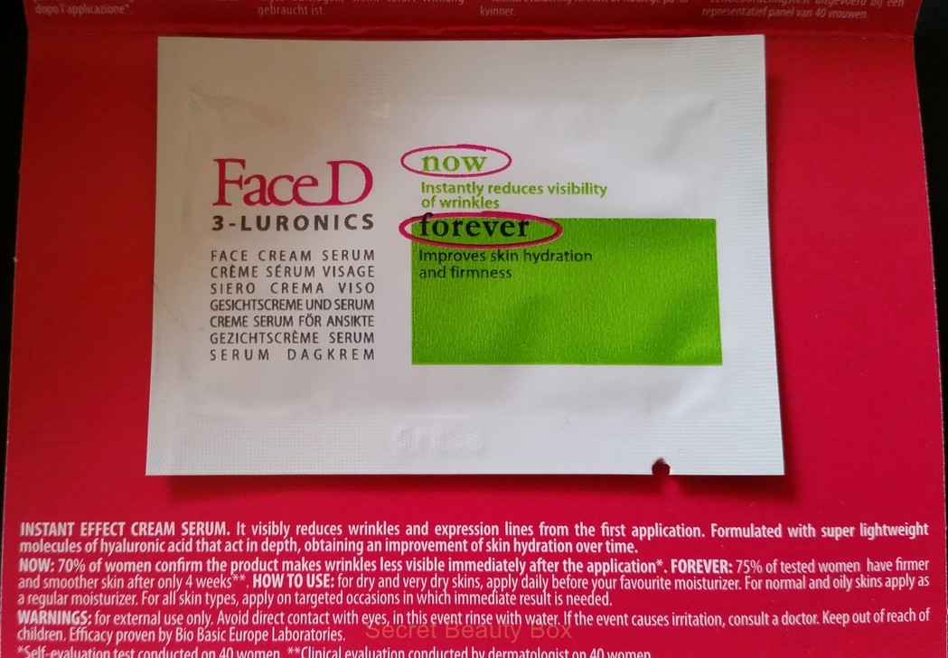 Face D 3-luronics you beauty discovery